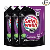 Safewash Front Load Matic 3L Refill Pouch (1L x Pack of 3)   (97.6/ L)
