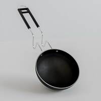 Stainless Steel 11cm Tadka Pan, 400ml Capacity