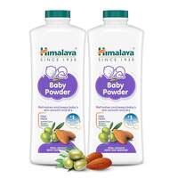 Himalaya Baby Powder 400g (Pack of 2) | Refreshes and keeps baby's skin smooth and dry