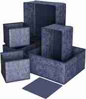 KUBER INDUSTRIES Foldable Storage Organizer for Clothes - Pack of 6 Drawer Divider  (Fiber)