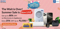 Bajaj Finserv Summer Sale -  Get upto 80% off on Electronics & appliances + extra upto 25% off via coupon