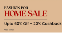 Pepperfry Fashion For Home Sale - Up to 60% Off + 20% Cashback on Furniture & Decor + Bank Offers