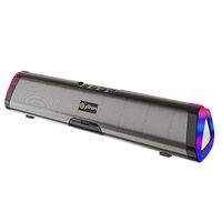 pTron Fusion Boom 20W Bluetooth Soundbar Speaker, Immersive Sound, RGB Lights, Metal Grill, Soundbar