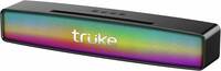 truke Thunder Bar 16W Bluetooth Speaker with RGB LEDs - Dual 52mm Speakers, 6Hours Long Battery Life