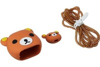 Cartoon 3D Design Protective Case for 18W 20W iPhone 14 13 12 11 Pro Max Fast Charging Cable Adapter Charger,Cute Cartoon Lightning Data Cable Case for iPhone Charger Easy Bear,Brown