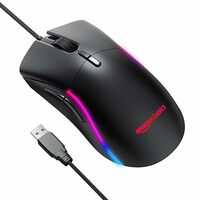 Amazon basics Mini Ultralight Wired Gaming Mouse - 8500 DPI Optical Sensor with 6 Programmable Buttons