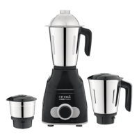Croma 750 Watt 3 Jars Mixer Grinder (Easy Cleaning, Black)