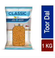 Classic Toor/Arhar Dal (Toor Dal) (Split) by Flipkart Grocery  (1 kg)
