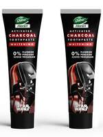 Dabur Herb'l Activated Charcoal & Mint Toothpaste - Star Wars Pack (Black Gel)- 240g (120gx2) Combo Pack {Specific}