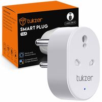 Tukzer 16A WiFi Smart Plug, Compatible with Alexa & Google Home Assistant, Suitable for Large Appliances like Geysers, Microwave Ovens, and Air Conditioners, Energy Monitoring, Wireless Control