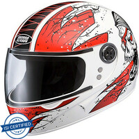 STUDDS CHROME D3 FULL FACE Motorbike Helmet  (White)