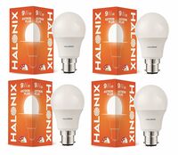 Halonix Photon Plus Base B22 9-Watt LED Bulb (Pack of 4, Warm White)