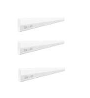 Philips Slimline LED Tube Light Batten (5W, 1ft, Warm White, Pack of 3)