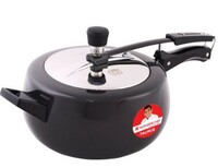 70% OFF : Wonderchef Black Aluminium Induction Base Taurus Pressure Cooker 3 L