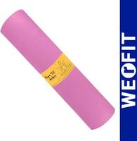 WErFIT 6mm Luxurious EVA Yoga Mat, Anti Skid, Home & Gym workout for Men, Women & Kids Pink 6 mm Yoga Mat