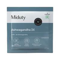 Miduty Ashwagandha 3X Supplement 500 Mg Serving - KSM 66 Ashwagandha - 6 Capsules