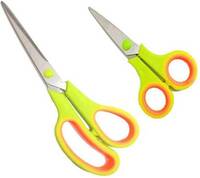 buybuddy Set Scissor Stainless Steel All-Purpose Scissor  (Multicolor, Pack of 2)