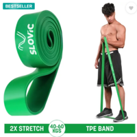 SLOVIC TPE Bands for Workout, Pull Up, Stretching|Heavy Duty Material ,Upto40-60 KGS Resistance Band