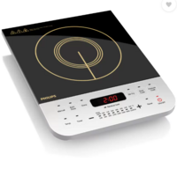 PHILIPS 2100 W Induction Cooktop Push Button  (Black, HD4928/01)