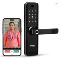 SPEEDY ATOM-i Smart Wi-Fi Door Lock with Built-in Camera | Mobile App, Fingerprint, PIN, RFID Card & Manual Key | Door Thickness: 35-80 mm Smart Door Lock on Flipkart