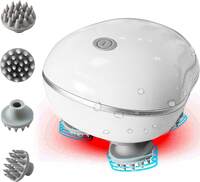 Electric Head,Scalp Massager Advance Red Light Therapy for Boost Hair Growth ,Portable Deep Clean & Stress Relaxation

