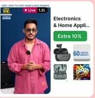 Flipkart Live - Win extra 10% Off on Electronics and Home Appliances (Only in FK App, till 2PM)