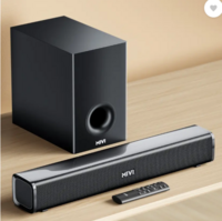 Mivi Fort H120 Soundbar, 120 Watts, 2.1 Channel, Multi-Input and EQ Modes, BT v5.1 120 W Bluetooth Soundbar
