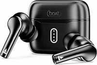 : boAt Airdopes 141 Pro Buds, 13mm Drivers, Metallic Finish, 60HRS Battery, 4Mics ENx, Fast Charge, IPX5, v5.3 Bluetooth TWS in Ear Earbuds Wireless Earphones with mic (Obsidian