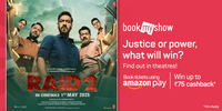 BookMyShow - Win Up to Rs.75 Cashback 