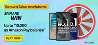 Samsung Galaxy Smartphones Spin and Win up to ₹10000 as Amazon Pay Balance