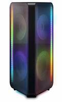 Samsung 160 W {MX-ST40B/XL} Sound Tower High Power Audio, Floor Standing Speaker, Bi-Directional Sound, Built-in Battery, IPX5 Water Resistant, Party Lights, Bluetooth Multi-Connection (Black)