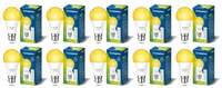 Crompton Dyna Ray LED Bulb | 12W | Warm White | B22 Base | 180 Degree Coverage | 4kV Surge Protection | 440V High Voltage Protection | Pack of 10