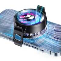 CHONCHOW Wired Instant Mobile Cooler with Back Clip| Cooling pad | Gaming Fan | for Superfast Cooling Enhanced Refrigeration Chip Compatible for iPhones & Android Devices