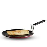Black Magnum Basics IBDTNW-1 Nonstick 25.5 cm Dosa Tava, Non Stick Dosa Tawa, Small Dosa Tawa