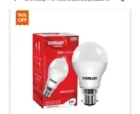 Eveready 9 W Round Led Bulb, B22D Base, 6500 Kelvin (Crystal White)