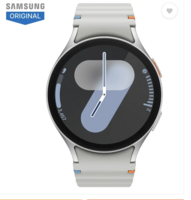 SAMSUNG Watch7 44mm LTE  (Silver Strap, Large)