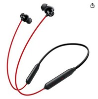 OnePlus Bullets Z2 Bluetooth Wireless in Ear Earphones with Mic, Bombastic Bass, 10 Mins Charge - 20 Hrs Music, 30 Hrs Battery Life (Acoustic Red)