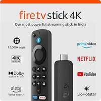 Amazon Fire TV Stick 4K streaming device (newest model), ultra-cinematic 4K streaming, supports Wi-Fi 6, Dolby Vision/Atmos, HDR10+