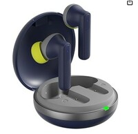 amazon basics TWS in-Ear Earbuds (AB-T17) with Fast Charging up to 70 Hours of Playtime | Dual 13mm Driver | IPX4 Water-Resistance | Bluetooth 5.3 | Charging Case with Mic | Touch Control (Blue)