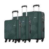 Safari Pentagon Set of 3 (Cabin + Medium + Large) Trolley Bags Hard Case Polypropylene 4 Wheels 360 Degree Wheeling Luggage