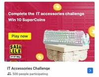 IT Accessories Challenge - WIN upto 10 Supercoin