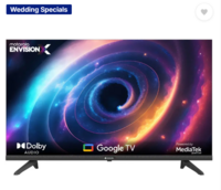 MOTOROLA EnvisionX 102 cm (40 inch) Full HD LED Smart Google TV with Inbuilt Box Speakers  (40FHDGDMBSXP)