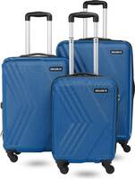 KILLER Hard Body Set of 3 Luggage 4 Wheels - Combo Set (28"+24"+20") - Blue