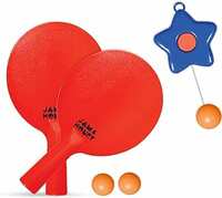 Amazon Brand - Jam & Honey Hanging Table Tennis Set for Kids