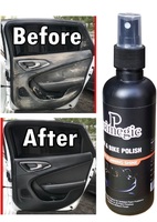 PRIMEGIC Liquid Car Polish for Chrome Accent, Bumper, Dashboard, Exterior, Headlight, Leather, Metal Parts, Windscreen 