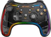 Ant Esports GP310R Wireless Game-Pad with Neon RGB, Support PS4, PS3, Xbox360 Gaming Console, PC, Android tv Set, Android Media Box, D-Input & X-Input Mode for Windows System