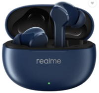 realme Buds T110 (RMA2306) with AI ENC for calls, 38 hours of Playback and Deep Bass Bluetooth  (Jazz Blue, True Wireless)