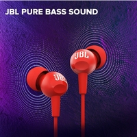 JBL C100SI Wired In Ear Headphones with Mic