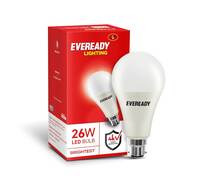 Eveready 26W Hammer Led Bulb | 65K Lumen | 4KV Surge Protection | B22d 90Lm/W | Pack of 1