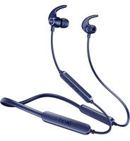 boAt Rockerz 255 Pro+, 60HRS Battery, Fast Charge, IPX7, Dual Pairing, Low Latency, Magnetic Earbuds, in Ear Bluetooth Neckband, Wireless with Mic Earphones (Navy Blue) 
